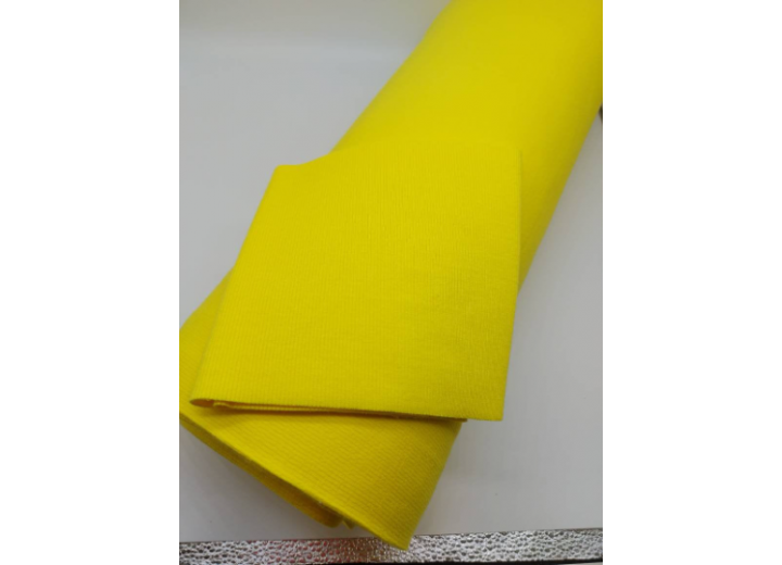 Bright Yellow Rib Knit Tube - 2 x 47 cm