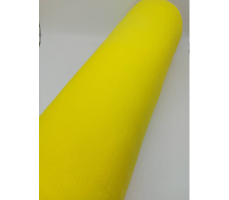 Bright Yellow Rib Knit Tube - 2 x 47 cm