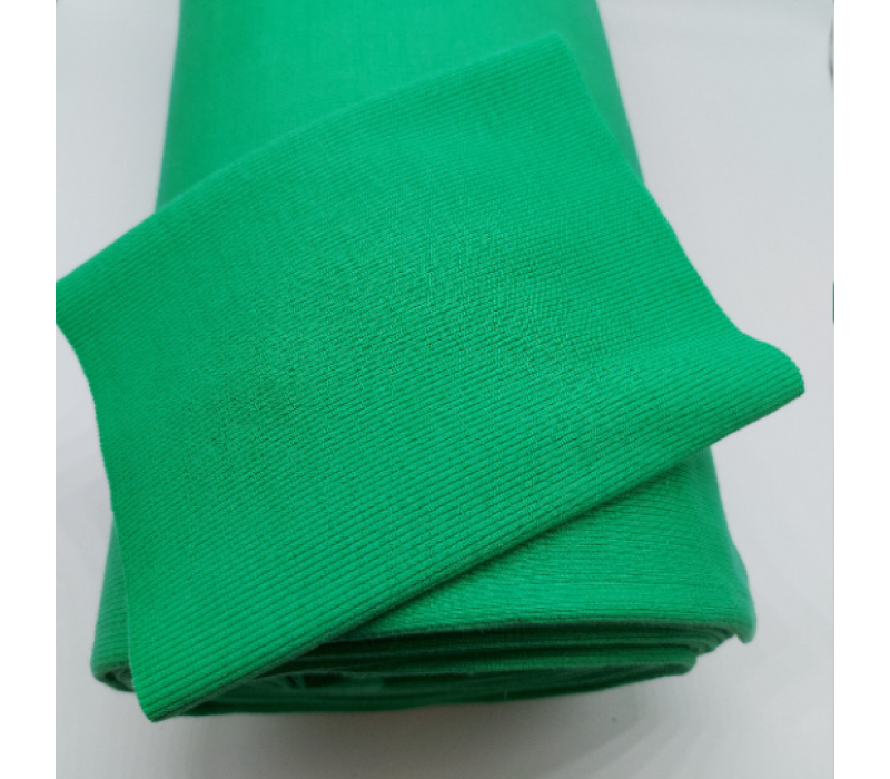 Mid Green Rib Knit Tube - 2 x 40 cm