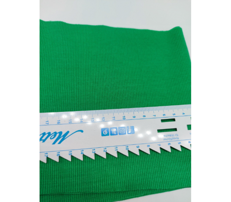 Mid Green Rib Knit Tube - 2 x 40 cm