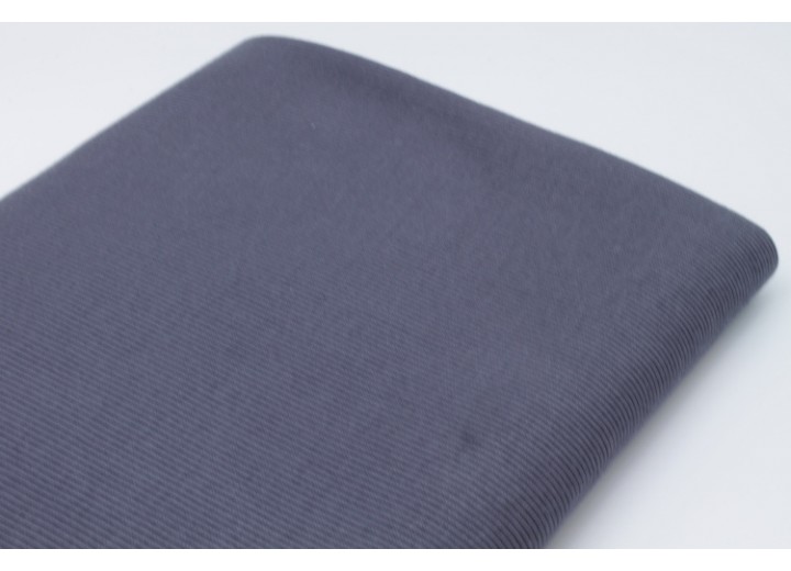 Dark Grey Rib Knit Tube - 2 x 40 cm