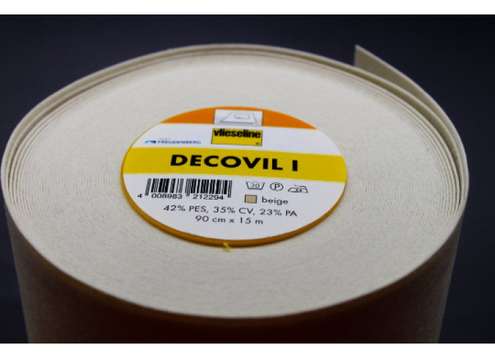 Decovil I - Original, Fusible Interlining - Heavier Iron-on Interlining. 