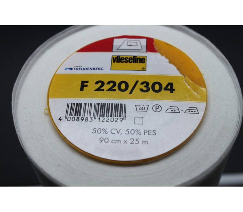 Fusible Interlining F220/304, lightweight interfacing for cottons etc.