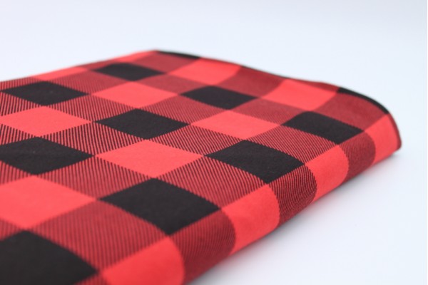 Jersey - Black and Red Check -- Buffalo Plaid